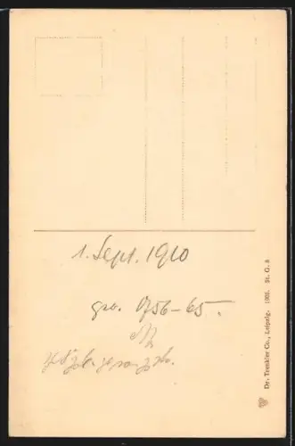 AK St. Gallen, Klosterkirche mit Brunnen