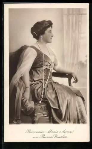 AK Prinzessin Maria Anna von Parma Bourbon