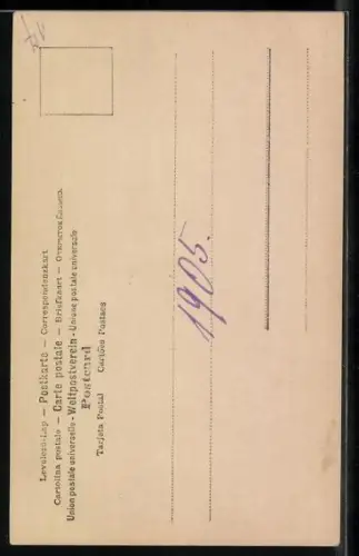 AK Gräfin Montignoso mit Prinzessin Anna von Sachsen