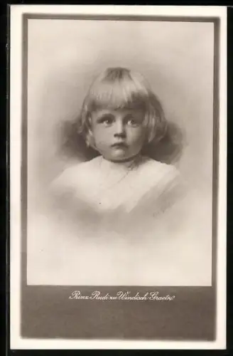 AK Portrait von Prinz Rudi zu Windisch-Graetz
