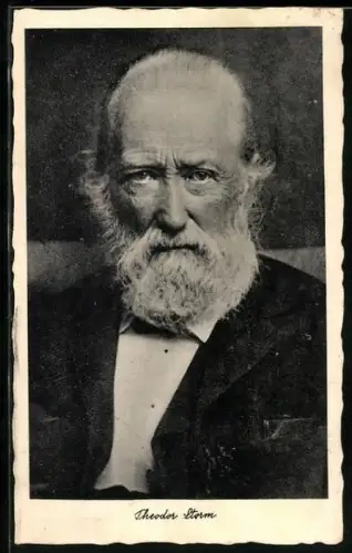 AK Dichter Theodor Storm im hohen Alter