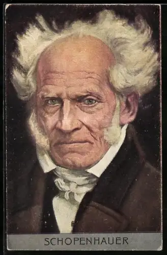 AK Arthur Schopenhauer, Kopfportrait