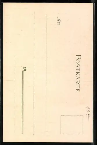 Künstler-AK K. Mutter: Nürnberg, An der Pegnitz, Blick zum Haus