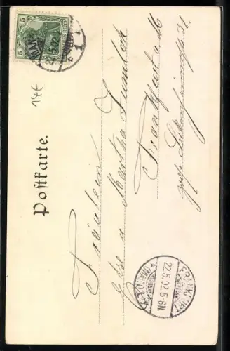 AK Hänsel und Gretel schlafen im Wald, Komponist Engelbert Humperdinck