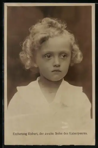 AK Erzherzog Robert von Österreich als kleiner Bub