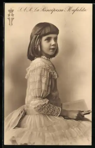 AK Prinzessin Mafalda von Italien in jungen Jahren