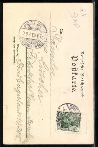 Künstler-AK Heinrich Kley: Meissen, Der Domplatz