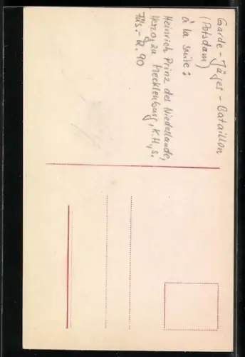 AK Prinz Heinrich von den Niederlanden in Uniform