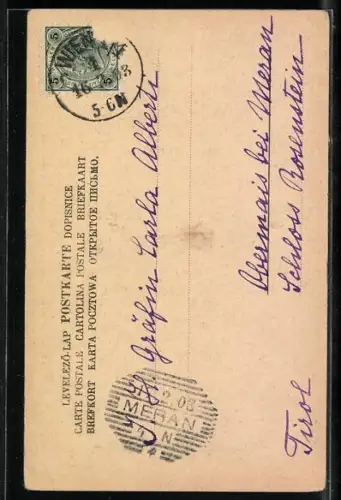 AK Kronprinzessin Louise von Sachsen, Portrait