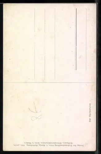 Künstler-AK H. Hoffmann: Schwarzwaldtrachten, Serie I. Blatt 3, Der Dorfschulze
