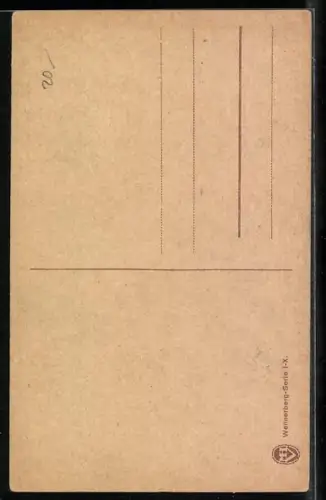 Künstler-AK Brynolf Wennerberg: Frau in Unterwäsche lehnt an einer Tür