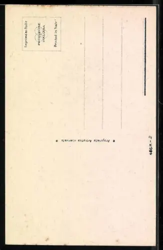 Künstler-AK C. Monestier: Junges Liebespaar beim Kuscheln
