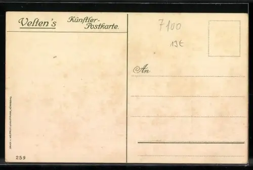 Künstler-AK K. Mutter: Heilbronn, Rathaus