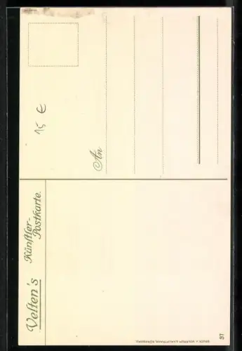 Künstler-AK Heinrich Kley: München, Doppelturm der Frauenkirche