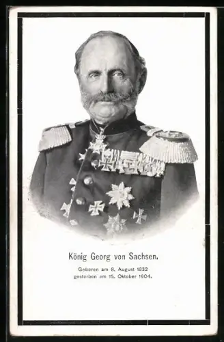 AK König Georg von Sachsen