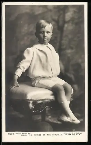 AK H.R.H. Prince of the Asturias