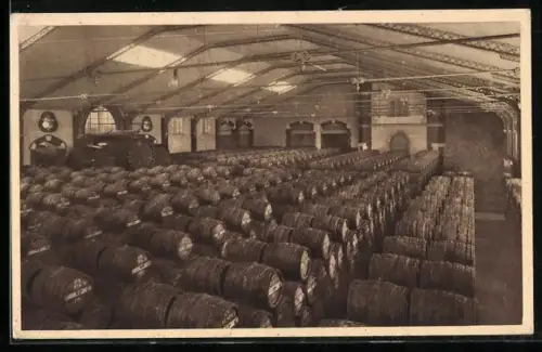 AK Reims, Champagne Pommery et Greno, Un cellier rempli de vins nouveaux, Weinlagerung