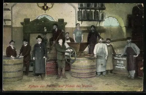 AK Keltern der Trauben & Proben des Weines
