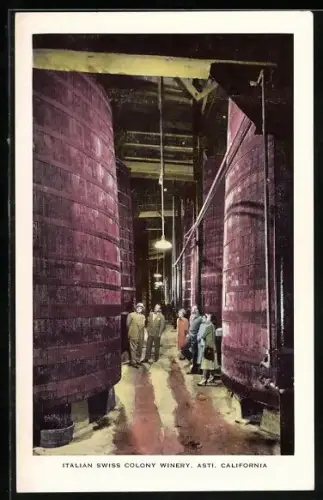 AK Asti, CA, Italian Swiss colony winery, Wein