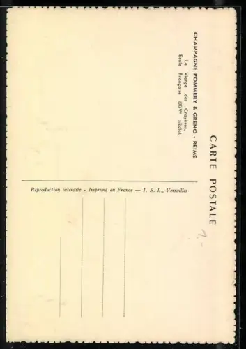 AK Reims, Champagne Pommery & Greno, La Vierge des Crayéres, Weinkeller