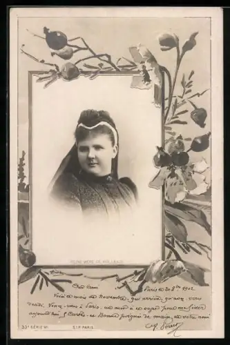 AK Reine Mere de Hollande