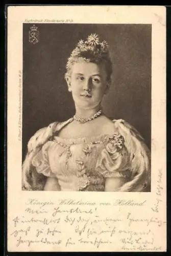 AK Königin Wilhelmina von Holland