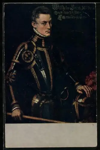 AK Wilhelm i. von Oranien in Ritterrüstung