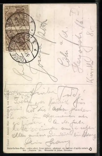 AK Wilhelm i. von Oranien in Ritterrüstung