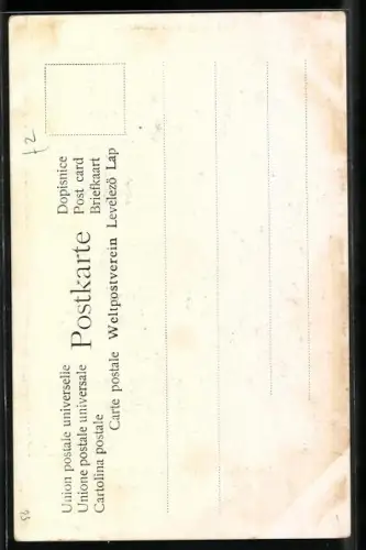 AK La Reine Wilhelmine de Hollande et le Duc Henri de Mecklenbourg