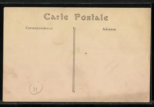 AK Le Lavoir, Waschfrau