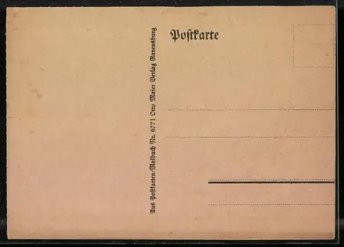 Künstler-AK Zwei Kinder fahren auf einem Schlitten