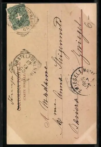 AK Regina d`Italie, Portrait