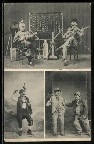 AK Süddeutsches Künstler- und Spezialitäten-Quartett, Komiker