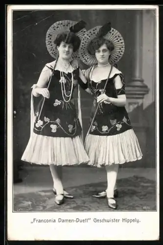 AK Franconia Damen-Duett, Geschwister Hippely, Variete