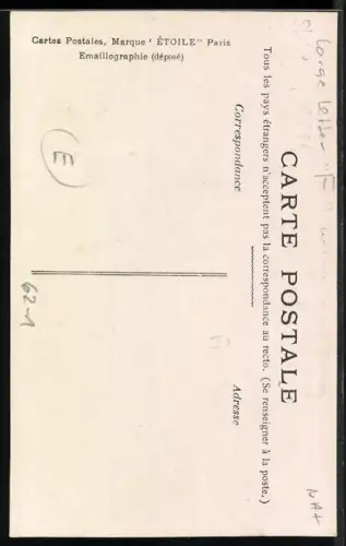 AK Frau und Mädchen mit rosengeschmückten Buchstaben F