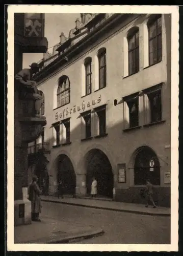 AK München, Ansicht vom Münchner Hofbräuhaus