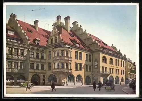 AK Münchner Hofbräuhaus am Platzl