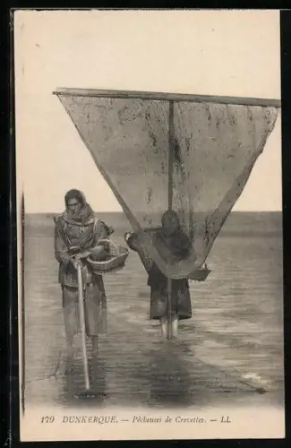 AK Dunkerque, Pêcheuses de Crevetles