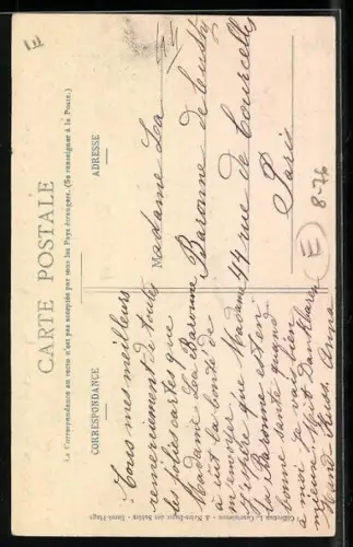 AK Berck-Plage, Fischerin am Strand