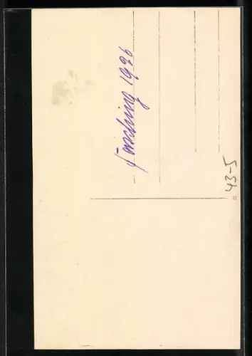 Foto-AK Paar in Kostümen zum Fasching 1926