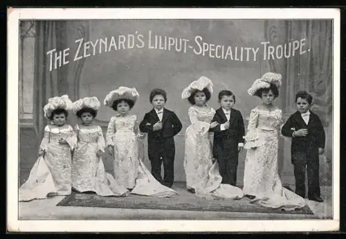 AK The Zeynard`s Liliput-Specialty Troupe, Liliputaner-Ensemble