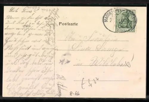 AK F. A. Oppermann`s Varieté und Possen Ensemble