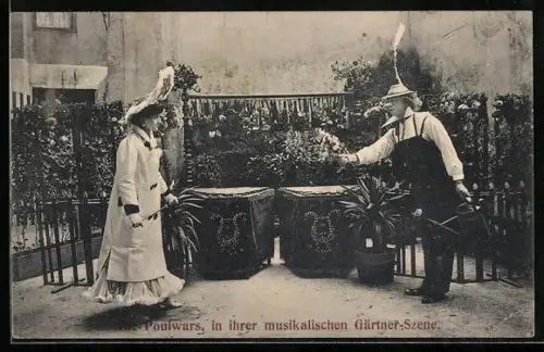 AK The Poulwars in ihren musikalischen Gärtner-Szene