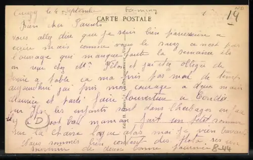 AK Bauern bei der Apfelverarbeitung