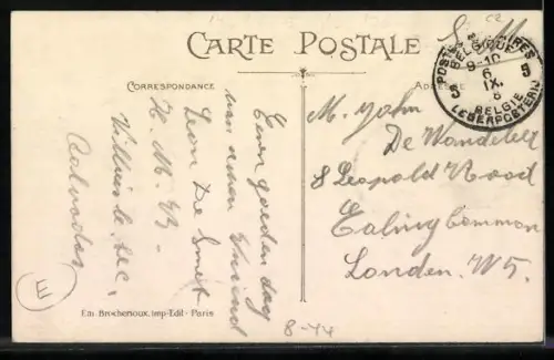 AK Bauern befüllen einen Karren mit Äpfeln