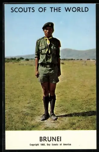 AK Brunei Boy Scout, Scouts of the World 1968