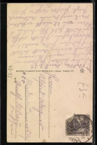 AK Tänzer Toni und Schorschl Meindl in Trachten