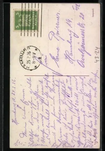 AK Als Harlekin verkleideter Junge erschreckt mit grossem Lampignon zwei kostümierte Kinder, Neujahr