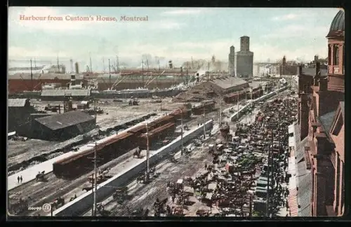 AK Montreal, View on Harbour from Custom House