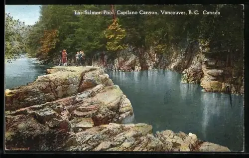 AK Vancouver /B.C., The Salmon Pool, Capilano Canyon